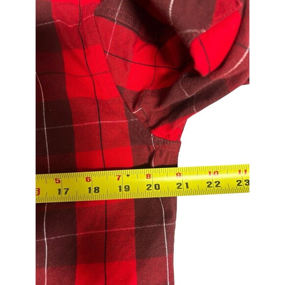 Cookies Flannel Shirt Mens Small Plaid Colorblock Button Up Shacket Winter Cozy - Picture 5 of 10